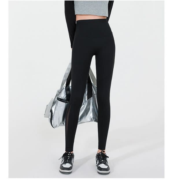 INF Yogaleggings med hög midja och fickor för kvinnor