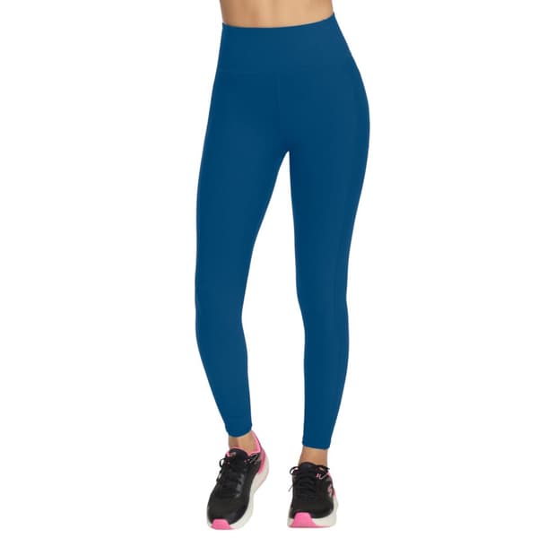 Skechers GO Flex Rib Fl HW Legging LG2-TLNV, Kvinde, Leggings, Marine blå