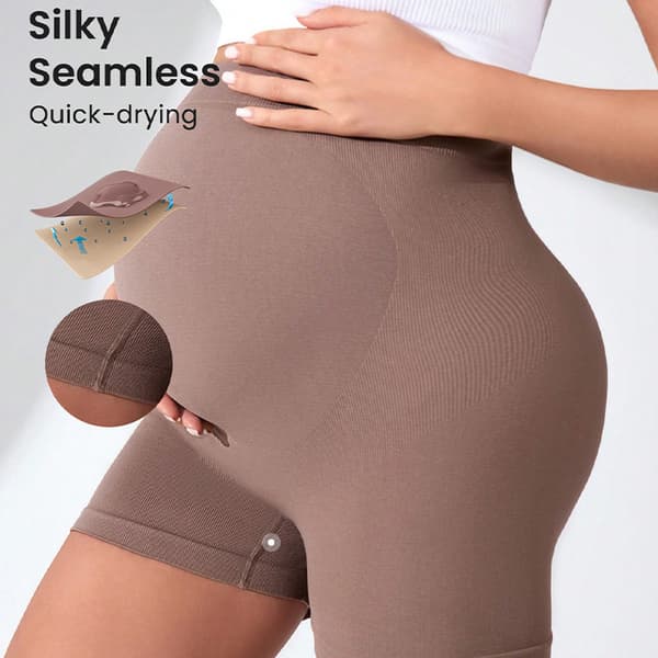 INF Graviditets Capri Leggings, 2-pak Over maven Trænings Yogabukser