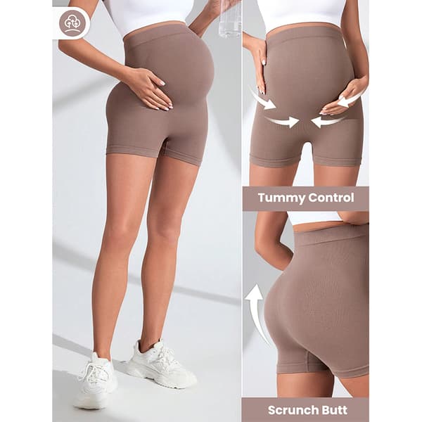 INF Graviditets Capri Leggings, 2-pak Over maven Trænings Yogabukser