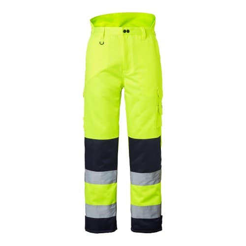 4026 Winter Trousers Hi-Vis Fluorescent yellow/navy Unisex