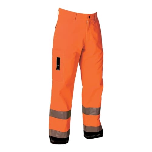 2616 Trousers Fluorescent orange/navy Unisex
