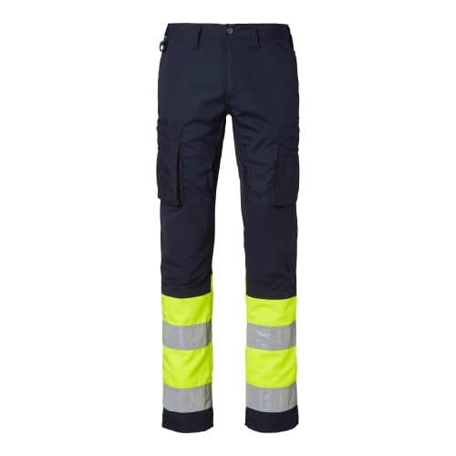 220 Service Trousers Navy/fluorescent yellow Unisex