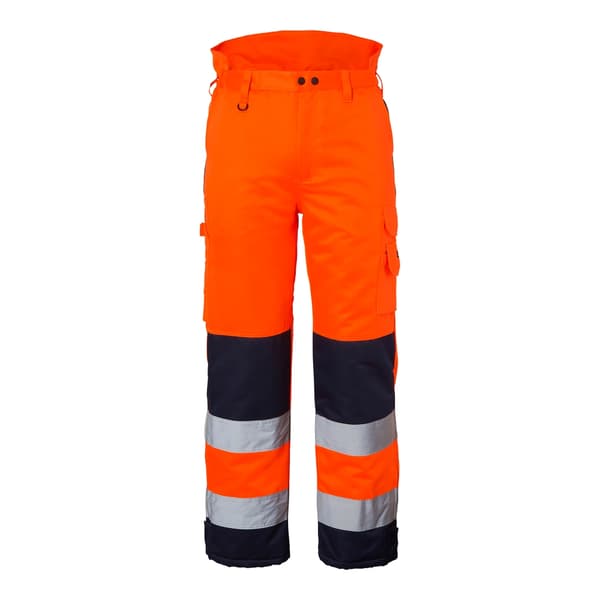 4026 Winter Trousers Hi-Vis Fluorescent orange/navy Unisex
