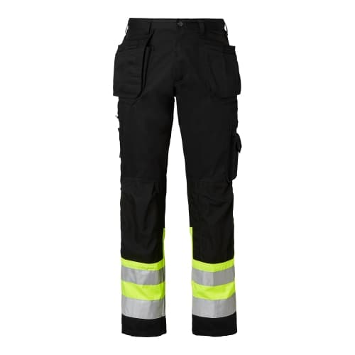 2171 Craftsmen Trousers Black/fluorescent yellow Unisex