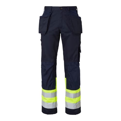 2171 Craftsmen Trousers Navy/fluorescent yellow Unisex