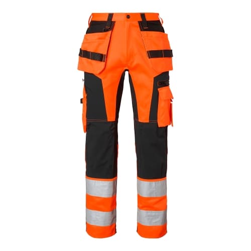 236 Craftsmen Trousers Fluorescent orange/black Unisex