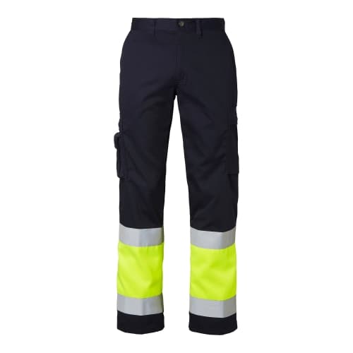 2070 Trousers Navy/fluorescent yellow Unisex