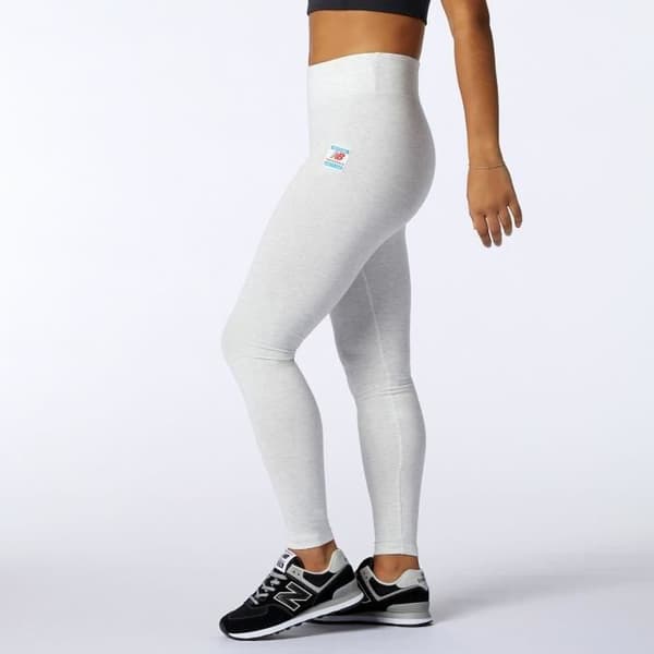 Damleggings - New Balance - Essentials Field Day - Vit - Havssaltljung - Bekväm och elegant