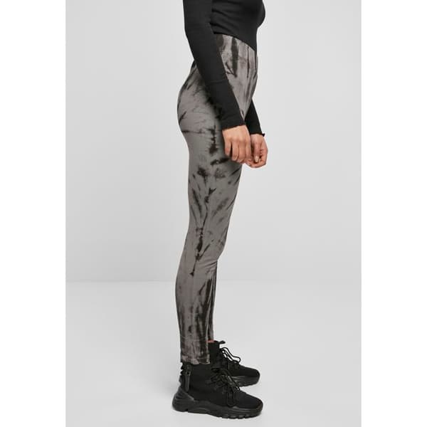 Legging dam - Urban Classics - Bomull - Hög midja - Tie dye-look - Bekväm