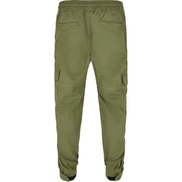 Cargo Byxor - Urban Classics - Militär - Olivgrön - Stora Storlekar - Elastisk Komfort