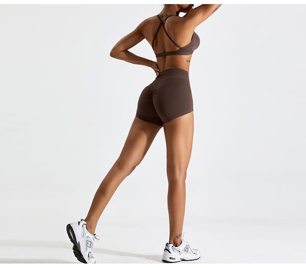 INF Criss Cross Sports-BH og Leggings-sett