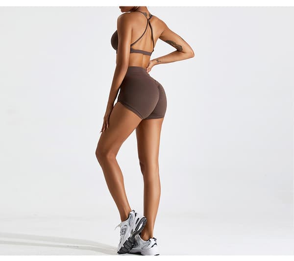 INF Criss Cross Sports-BH og Leggings-sett