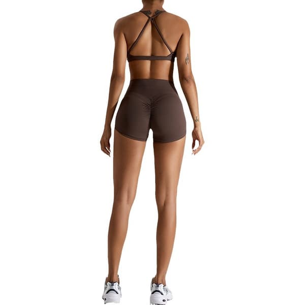 INF Criss Cross Sports-BH og Leggings-sett
