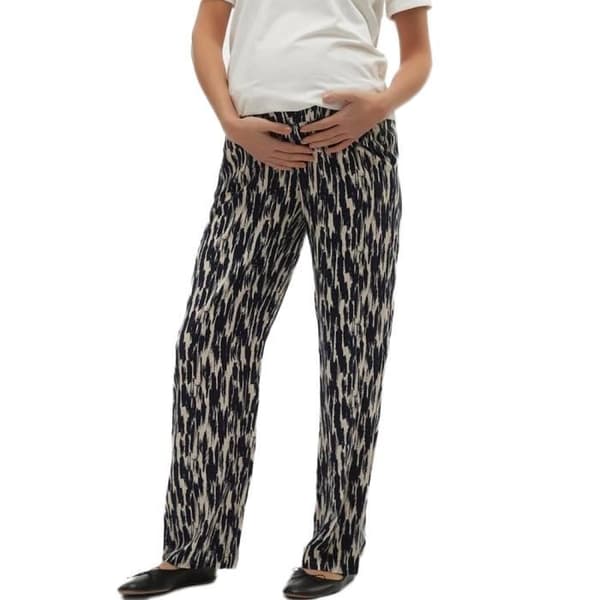 Pantalon Svart/Ecru Kvinna Vero Moda Graviditets Joy