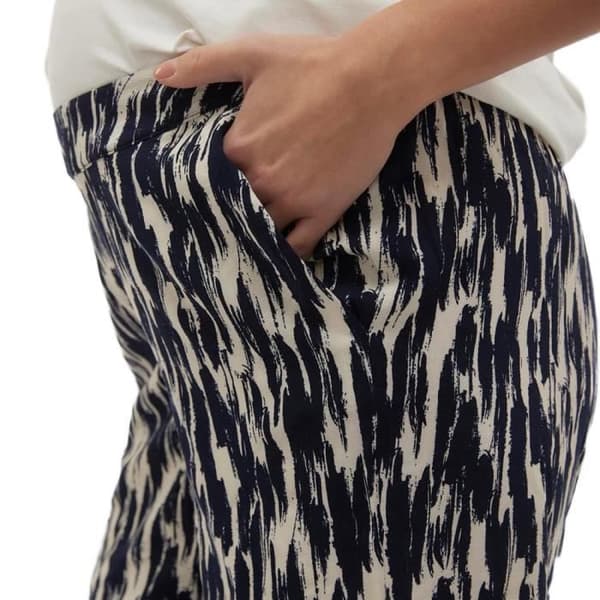 Pantalon Svart/Ecru Kvinna Vero Moda Graviditets Joy