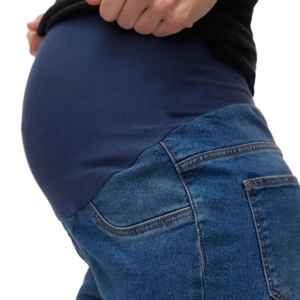 Jean de graviditet Skinny Blå Kvinna Mamalicious Mecho