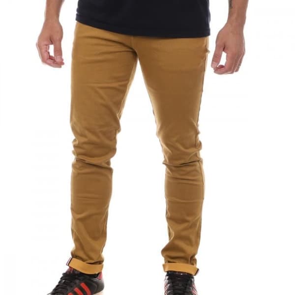 Chino - La Maison Blaggio - Gul senap - Rak passform - 5 fickor - Dragkedja