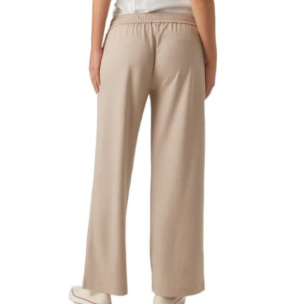 Pantalon Écru Kvinna Mamalicious Malin