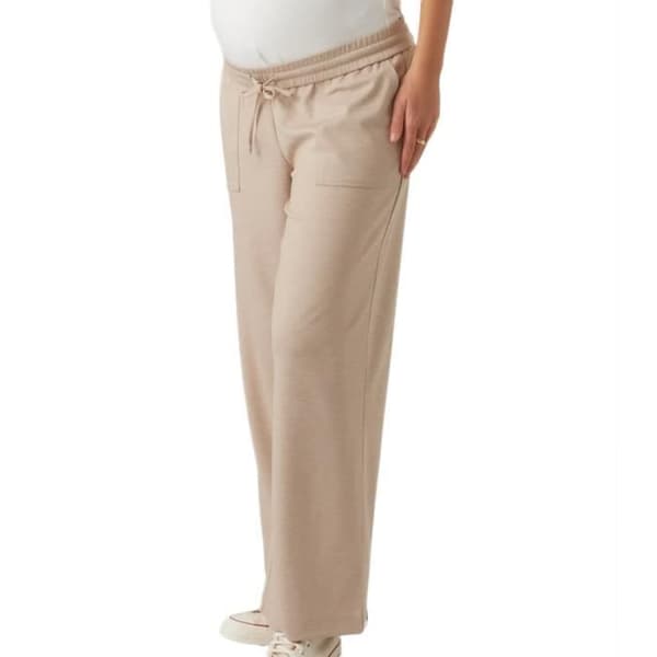 Pantalon Écru Kvinna Mamalicious Malin