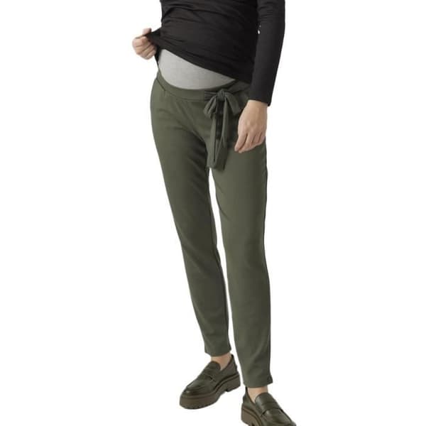 Gravidbyxa - MAMALICIOUS - Mini - Hög midja - Regular fit - Knuten fram