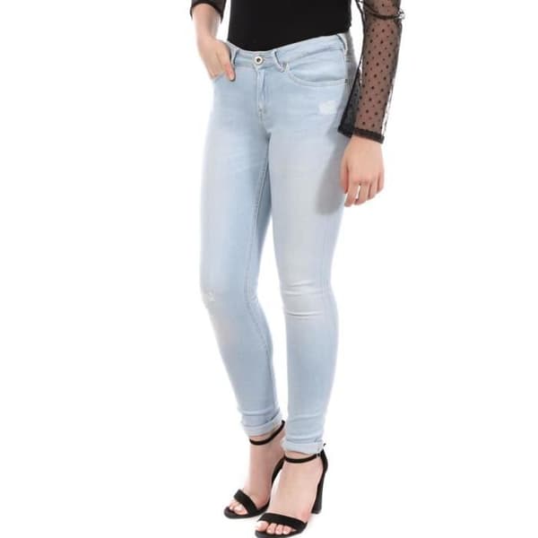 Jean Skinny Ljusblå Dam Scotch &amp; Soda La Bohémienne