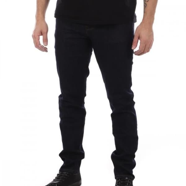 Jeans Herr Schott TRD - Slim Fit - Marin - 5 Fickor - 98% Bomull