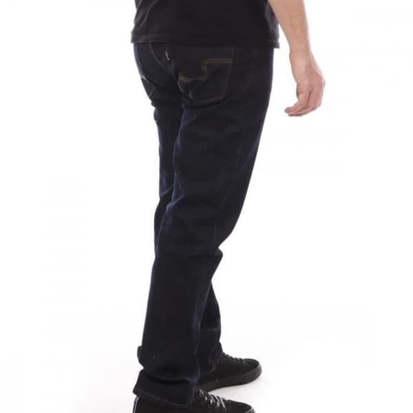 Jeans - Schott - Vanliga - Herr - Marinblå - 5 fickor - Dragkedja