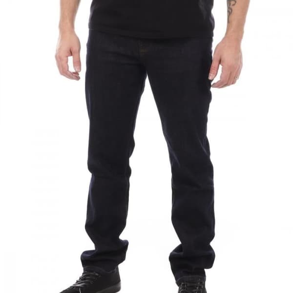 Jeans - Schott - Vanliga - Herr - Marinblå - 5 fickor - Dragkedja