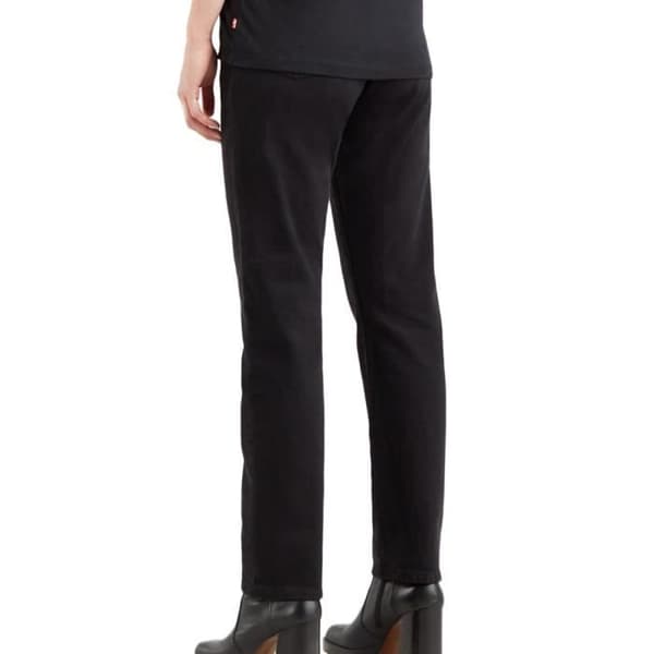 Svarta cropped jeans för kvinnor Levi's 501