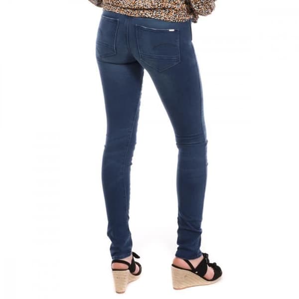 Skinny Jeans Dam - G-Star Arc 3D Jeg - Mörkblå - Ultra stretch - Låg midja