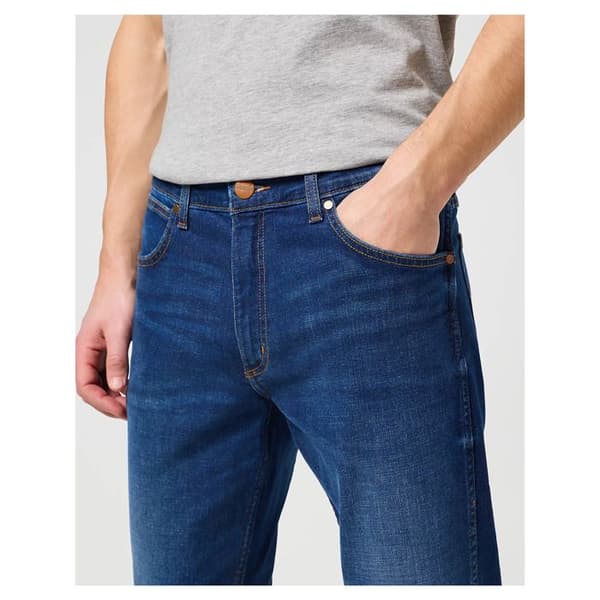 Jean - Wrangler - Greensboro - Blå - Stretch - Man