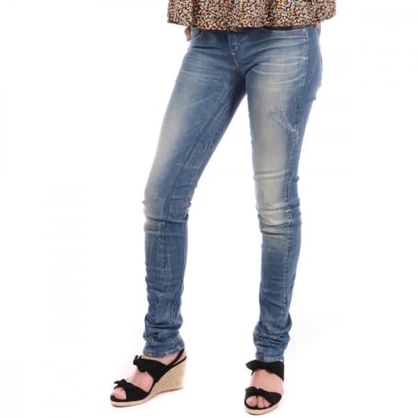 Jeans Slim Blå Dam G-Star Arc 3D - Sliten effekt - Stretch