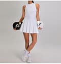 Pikkukuva 5 / 7: INF Urheilullinen tennishame sisäänrakennetuilla shortseilla  XL