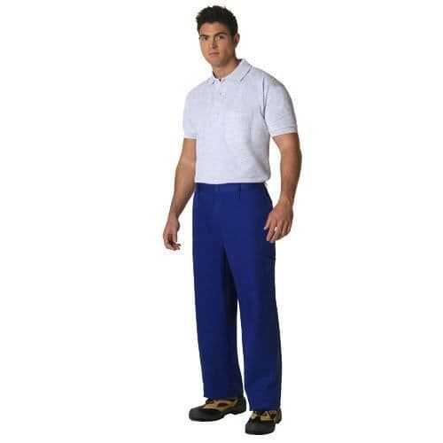 Arbetsbyxor - Ej specificerat - Storlek 52 - 65% polyester - 35% bomull - Blå