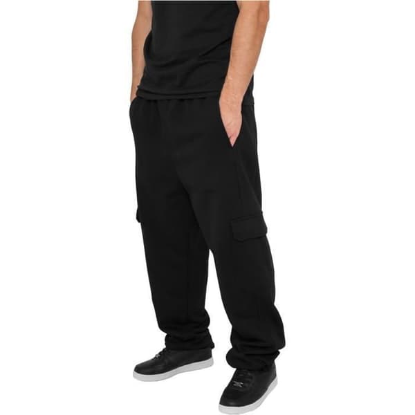 Cargo Byxor - Urban Classics - Svart - 3XL - Molleton - Cargofickor