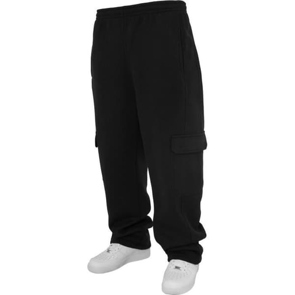 Cargo Byxor - Urban Classics - Svart - 3XL - Molleton - Cargofickor
