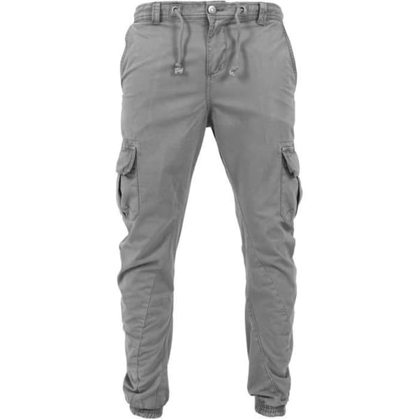 Jogging Cargo - Urban Classics - Mörkgrå - 100% bomull - Ideal för träning - Cargo-passform