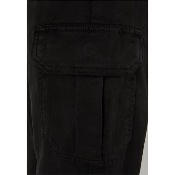 Cargo-byxor - Urban Classics - Twill - Höga midja - Svart - Bekväma och trendiga