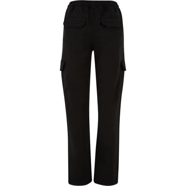 Cargo-byxor - Urban Classics - Twill - Höga midja - Svart - Bekväma och trendiga