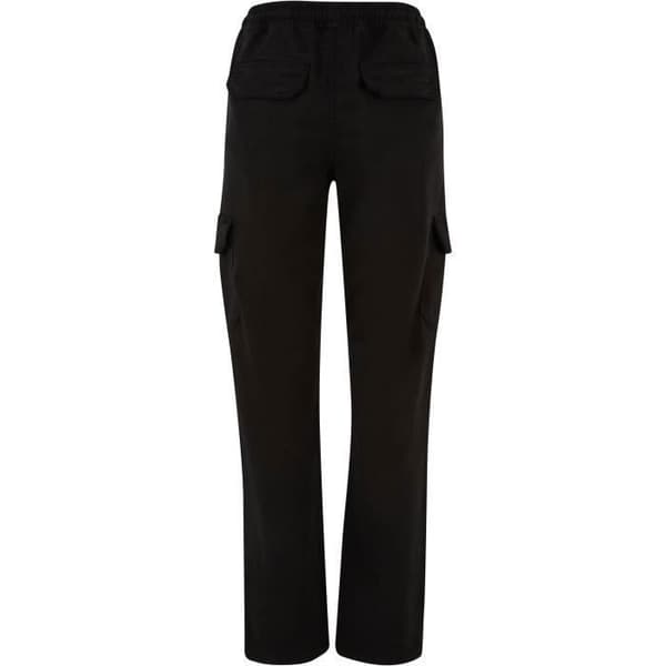 Cargo-byxor - Urban Classics - Twill - Höga midja - Svart - Bekväma och trendiga