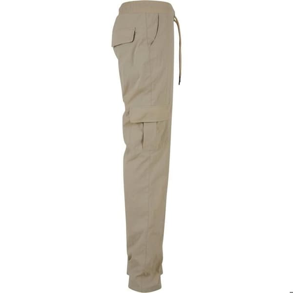 Cargo byxor för kvinnor - Urban Classics - Kräm - 100% polyester - Bekväm - Cargo fickor