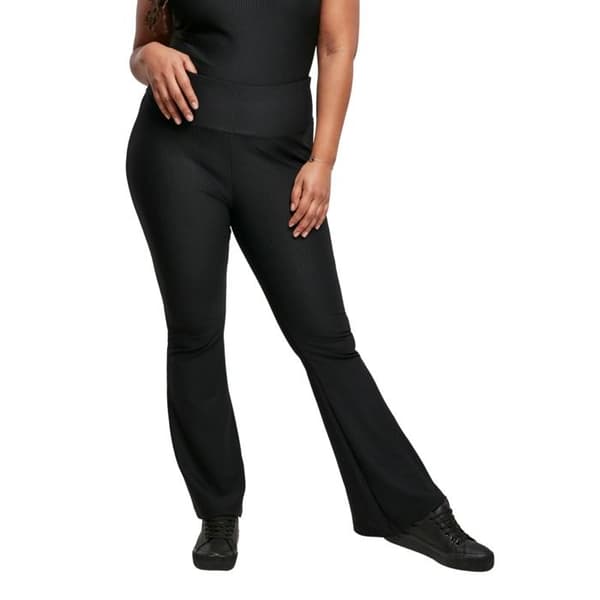 Legging - Urban Classics - Boot Rib - Hög midja - Utsvängd - Stora storlekar