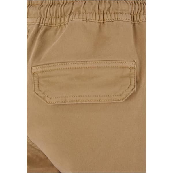 Cargo-byxor - Urban Classics - Twill - Hög midja - Beige - Bekväm och trendig