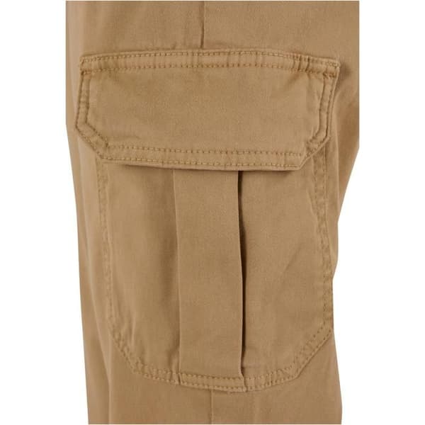 Cargo-byxor - Urban Classics - Twill - Hög midja - Beige - Bekväm och trendig