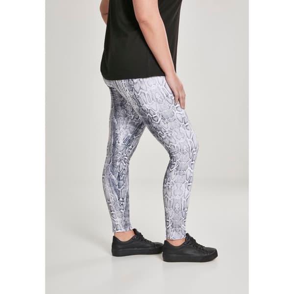 Tights för kvinnor stora storlekar - Urban Classics - Mönster - Leopard - Elastisk midja - Bekväm