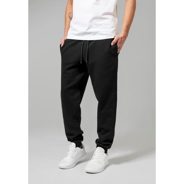 Träningsbyxor - URBAN CLASSICS - Basic - Svart - Regular passform - Standardstorlek