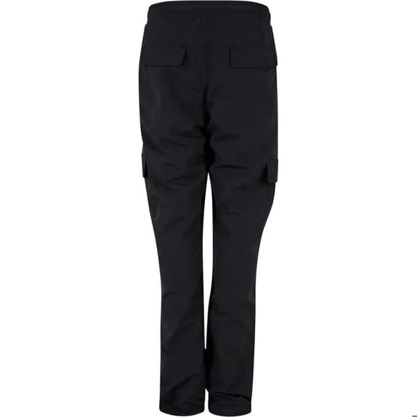Damernas cargobyxor - Urban Classics - Svart - Rak passform - Elastisk midja - Cargofickor