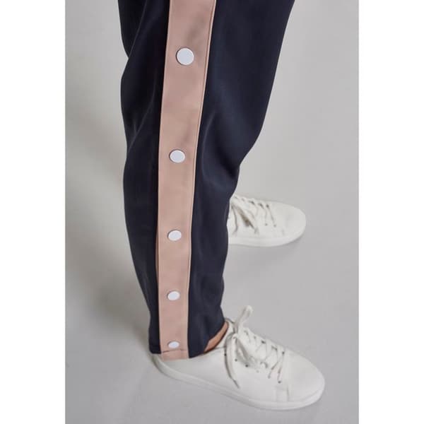 Dambyxor - Urban Classic - Knäppning fram - Mörkblå/Rosa/Vit - Standardstorlek - Bekväm