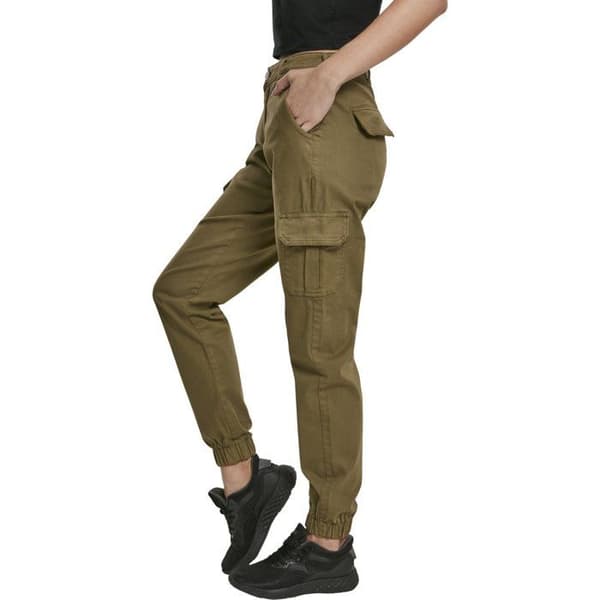 CargoByxor för dam - Urban Classic - Hög midja - Olivgrön - Optimalt comfort - Street wear look